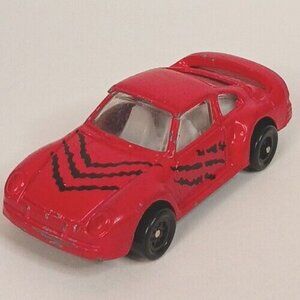Subway Porsche Cat Stripe Diecast Car 1:64 Vintage Red Collectable
